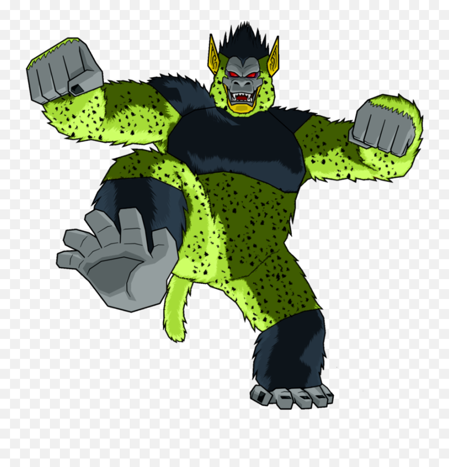 Could Cell Go Oozaru U2022 Kanzenshuu - Legendary Great Ape Emoji,Dbz Goku Emotion