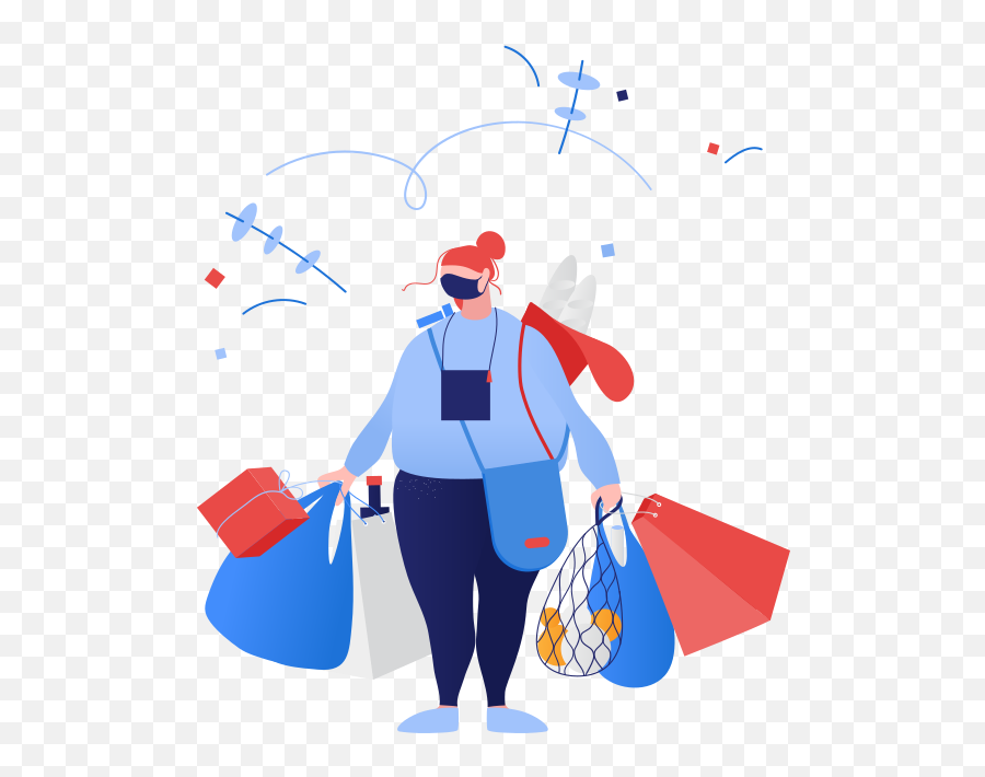 Shopping Vector Illustrations In Clip Style - Clip Art Emoji,Shopping Emoji Clipart