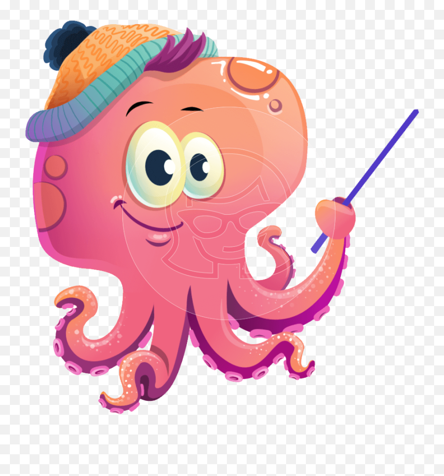 A Cool Octopus Adobe Character Animator Emoji,Octopus Emotions