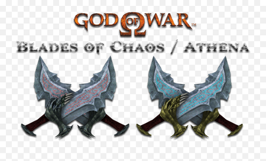 God Of War - Blades Of Chaos And Athena At Skyrim Nexus Emoji,Kratos Ps4 Emoji