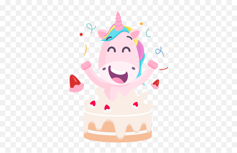 Celebration Stickers - Free Birthday And Party Stickers Emoji,I Love Cake Emoji