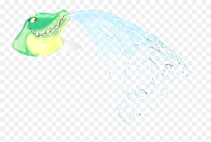 Alligator - Splashpad Product Toons Collection Vortex Emoji,Facebook Emoticons, Alligator