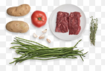 Steaks U0026 Roasted Potatoes With Sautéed Long Beans U0026 Tomato Emoji,Emoticons Peeling Potatoes