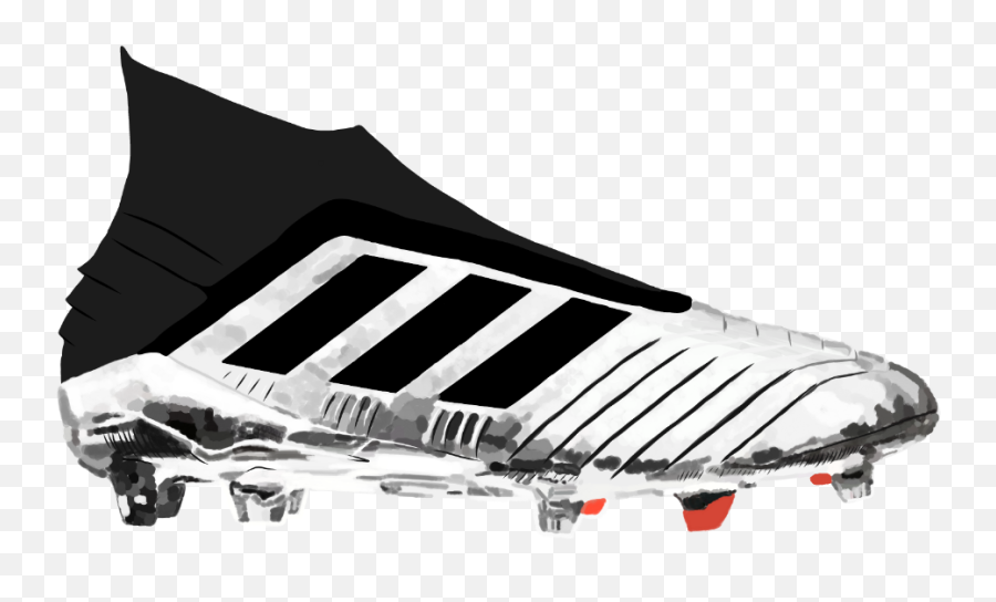 Predator Art Drawing Shoes Sticker - Football Boot Emoji,Adidas Emoji Cleats