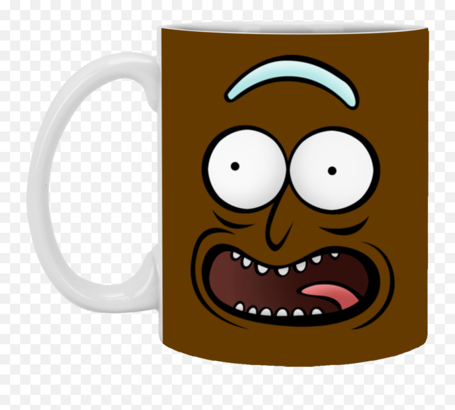 Download Hd Rickz Pickles Funny Face Emoji Rick Mug Cup Gift - Mug,Funny Emoji