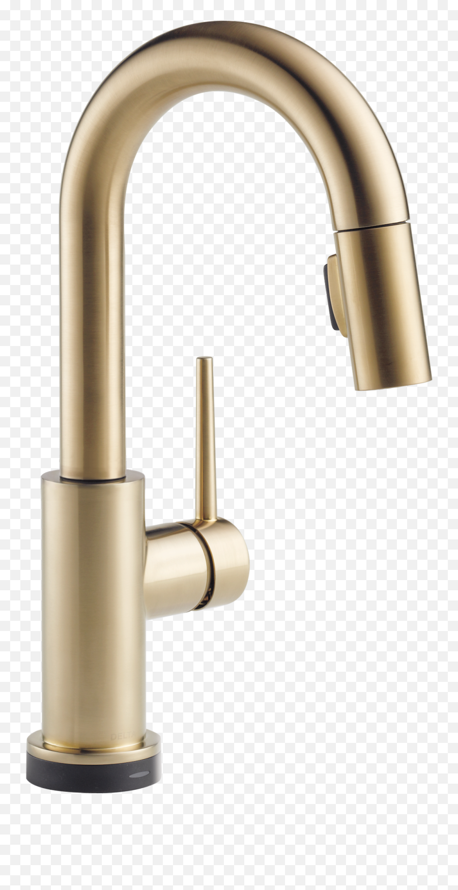 Single Handle Pull - Down Bar Prep Faucet With Touch2o Technology Delta Trinsic Champagne Bronze 1 Handle Deck Mount Pull Down Handle Kitchen Faucet Emoji,Guess The Emoji Level 27answers