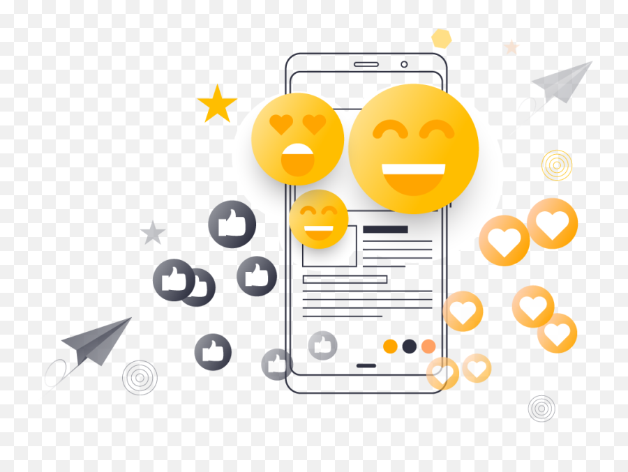 Social Media Marketing Made Easy Tru Mrk Agency - Happy Emoji,Social Media Emoticon
