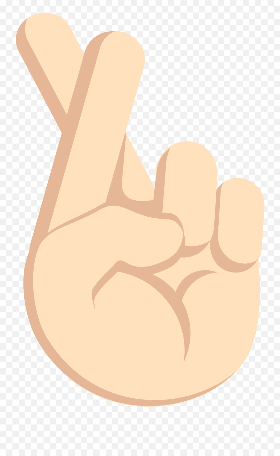 Tono De Piel Claro Dedos Cruzados - Transparent Background Fingers Crossed Emoji Png Transparent,Emoji Dedos Cruzados