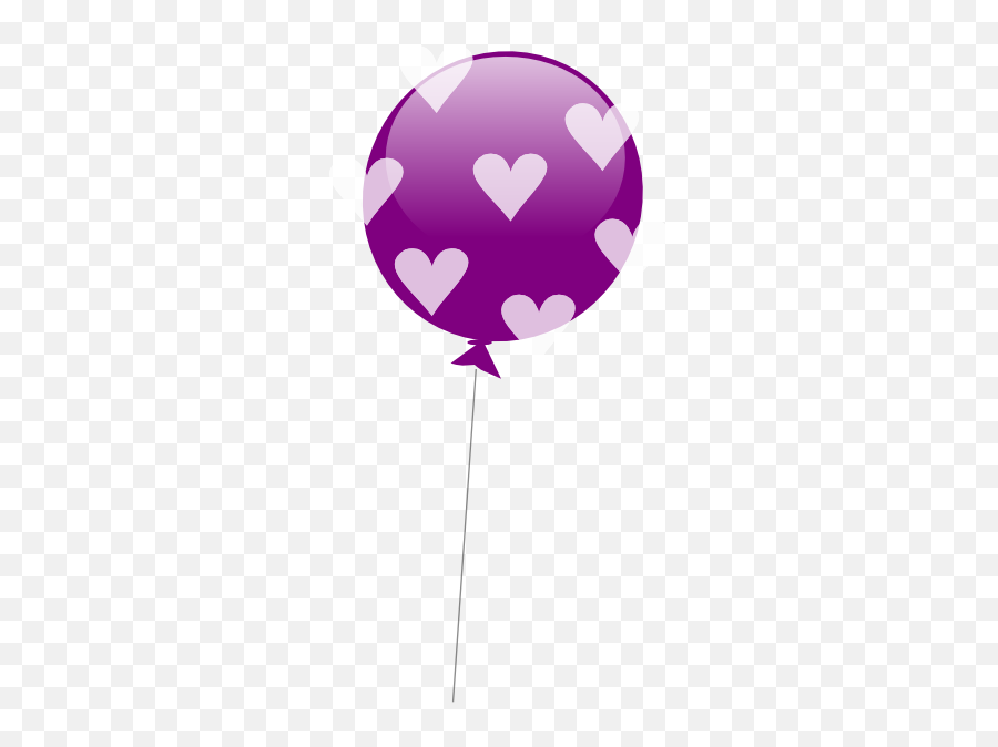 Download Violet Clipart Balloon - Purple Balloons Clipart Purple Birthdat Balloons Clipart Emoji,Emoji Heart Balloons