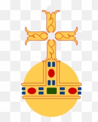 Christian Cross Has A Circle - Globus Cruciger Png Emoji,Lucifer Cross Emoticon