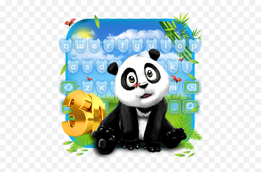 Joyful Cute Panda Keyboard U2013 Google Play - Happy Emoji,Panda Emoji Galaxy
