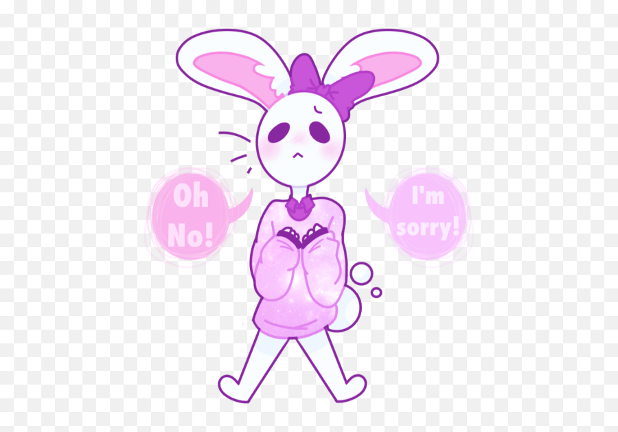 Clip Art Domestic Rabbit Easter Bunny - Bunny Pastel Tumblr Art Emoji,Tumblr Galaxy Emojis