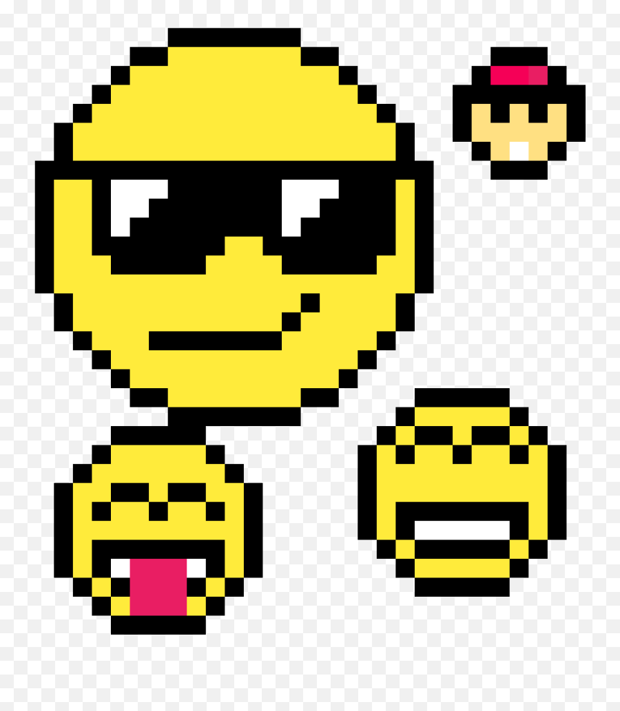 Llamau0027s Gallery - Pixilart Nuclear Symbol Pixel Art Emoji,Ketchup Emoji