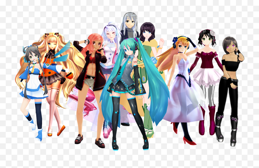 International Vocaloid Girls Vocalopedia Wiki Fandom - Vocaloid Girls Emoji,Miku Gumi Emotions