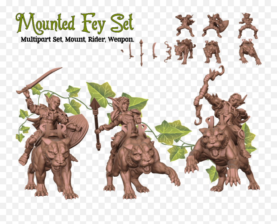 Iain Lovecraft Feywood Campaign - Myminifactory Mythical Creature Emoji,Why Is Emoticon A Green Blob Alien