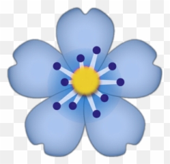 Emoji Apple Iphone Flower Fleur Cute - Emoji Cherry Blossom Png,Hibiscus Emoji
