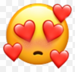 Love Crushing Stickers Emoji Sticker - Emotka Z Sercem Iphone,Crushing Emoticon