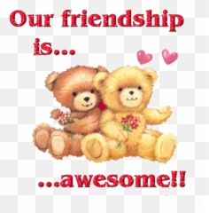Friendship Messages Friendship - Friendship Day Teddy Bear Emoji,Really Cute Emojis For You Frind