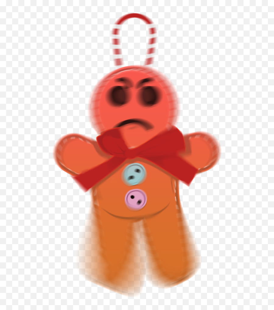 Angry Gingerbread Emoji - Soft,Eating Emoji