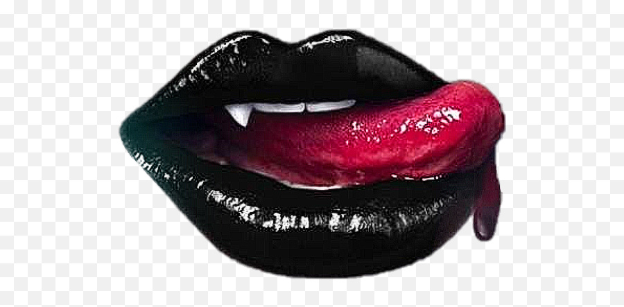 The Most Edited Blacklipstick Picsart - Transparent Background Png Lips Emoji,Maudlin Emoticon