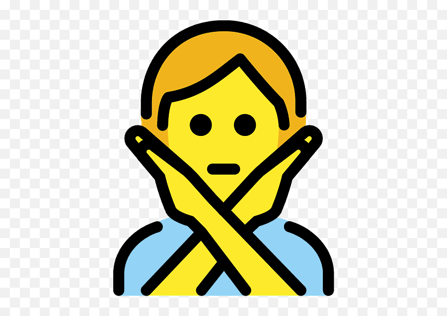 Face With No Good Gesture - Emoji Meanings U2013 Typographyguru,Good Emoji