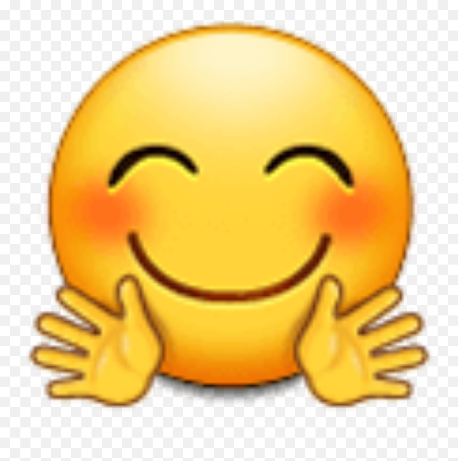 Happy Emoji Handy Smiley Sticker - Emoji Faces Meaning,Emojis Handy Yellow