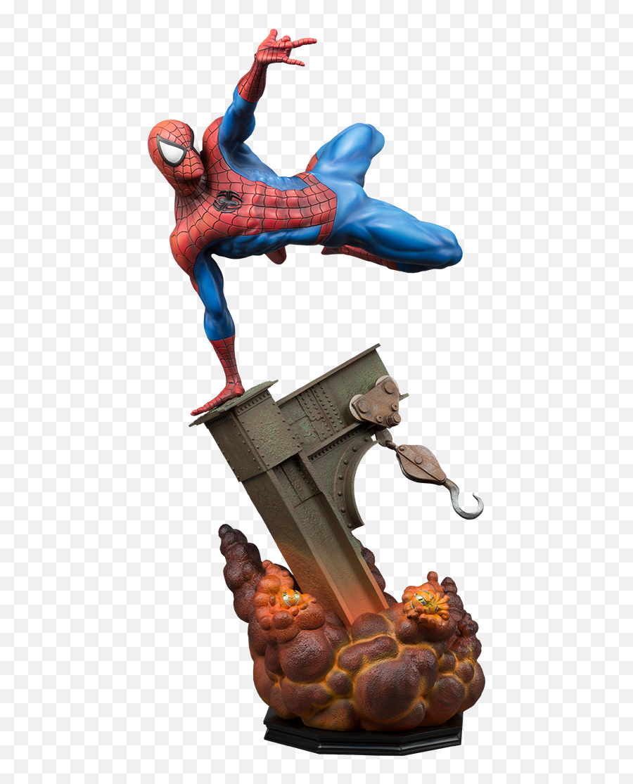 Marvel The Amazing Spider - Man Premium Formattm Figure By S Spider Man Premium Format Emoji,Spiderman Eye Emotion