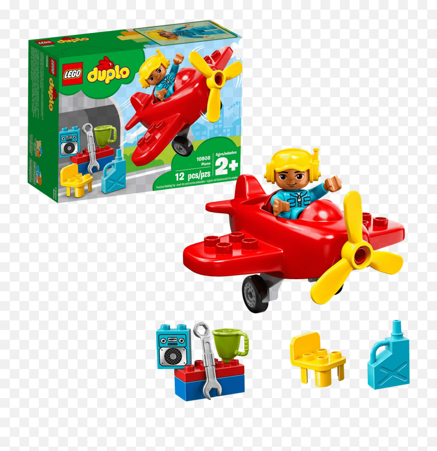 Lego 10908 Duplo Plane 12 Pieces - Lego Duplo Plane Emoji,Certificados Escolares De Emojis