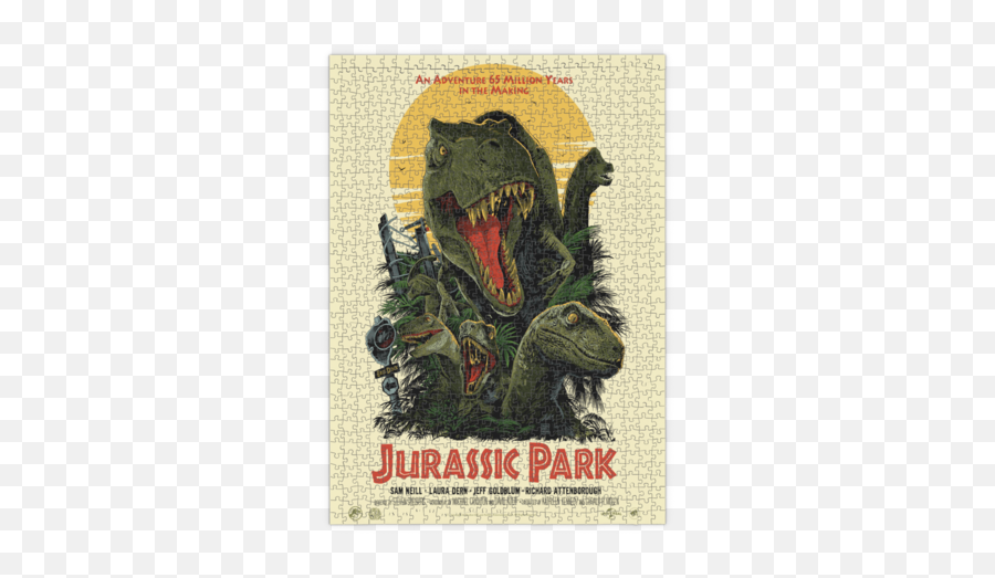 Tagged - Jurassic Park Modern Poster Emoji,Giant Emojis Puzzle Cardinal