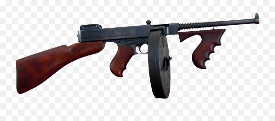 Thompson Submachine Gun - Thompson Gun Emoji,Gatlin Gun Emoticon