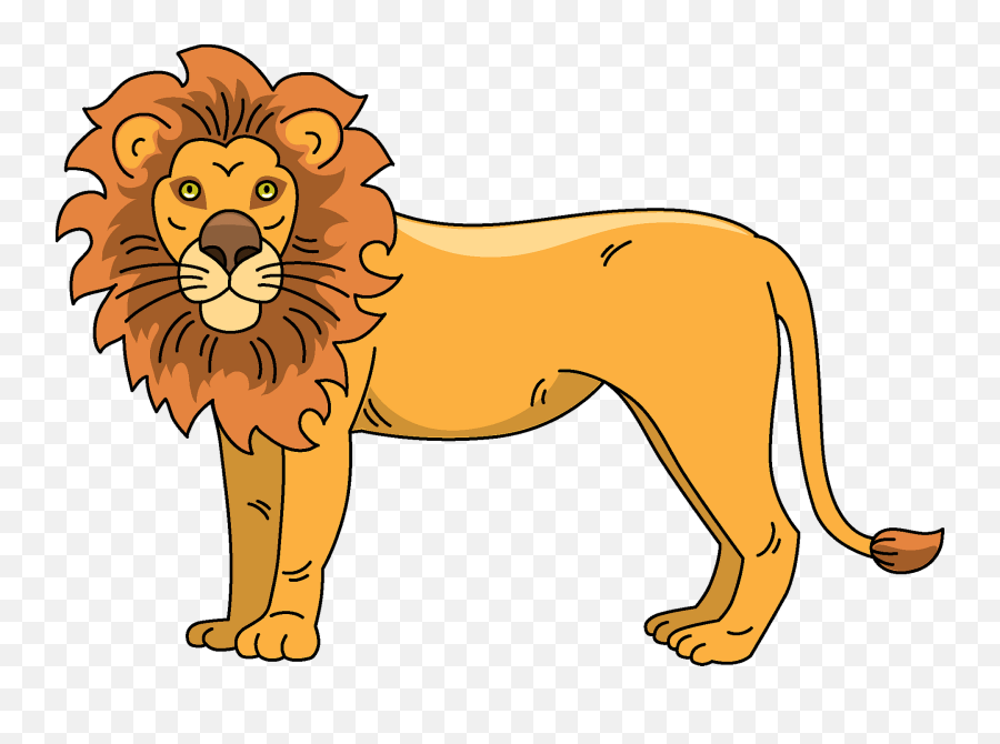 Lion Clipart Free Download Transparent Png Creazilla - Animal Figure Emoji,Lion Face Emoji