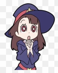 Little Witch Academia Whatsapp Stickers - Little Witch Academia Stickers Emoji,Little Witch Academia Lotte Emojis