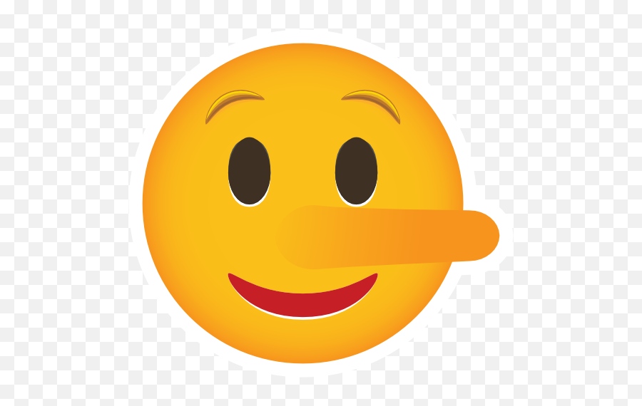 Phone Emoji Sticker Pinocchio - Happy,Smooth Emoji