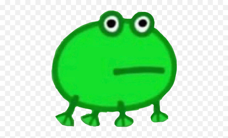 Frog Peppapig Sticker By Pee Square - Peppa Pig Frog Transparent Emoji,Animated Frog Emoticons