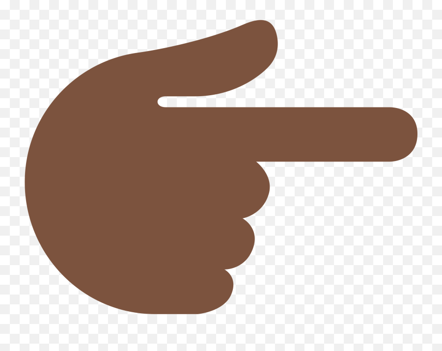 Thumb Up Emoji Png - Pointing Right Backhand Black Emoji Black Hand Pointing Emoji,Hands Up Emoji