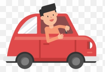 Fileman Driving Car Cartoon Vectorsvg - Wikimedia Commons Emoji,2560x1440 Emotions Wallpaper