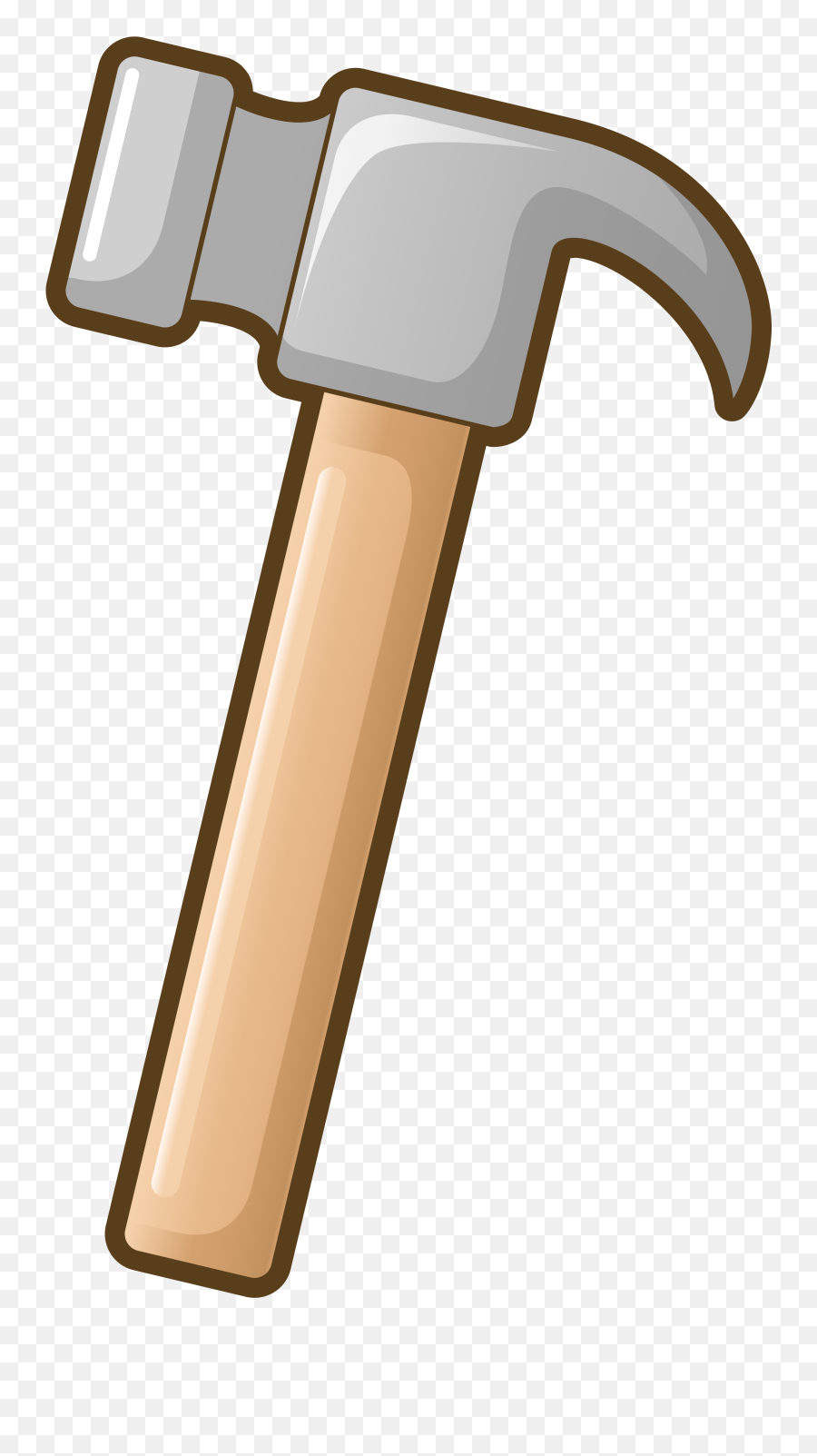 Hammer Tool Cartoon - Simple Gray Hammer Png Download 3001 Cartoon Hammer Png Emoji,Judge Hammer Emoji