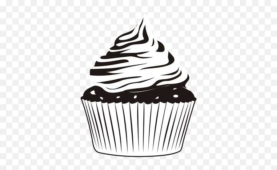 Classic Cupcake Illustration Transparent Png U0026 Svg Vector Emoji,Muffin Emojis