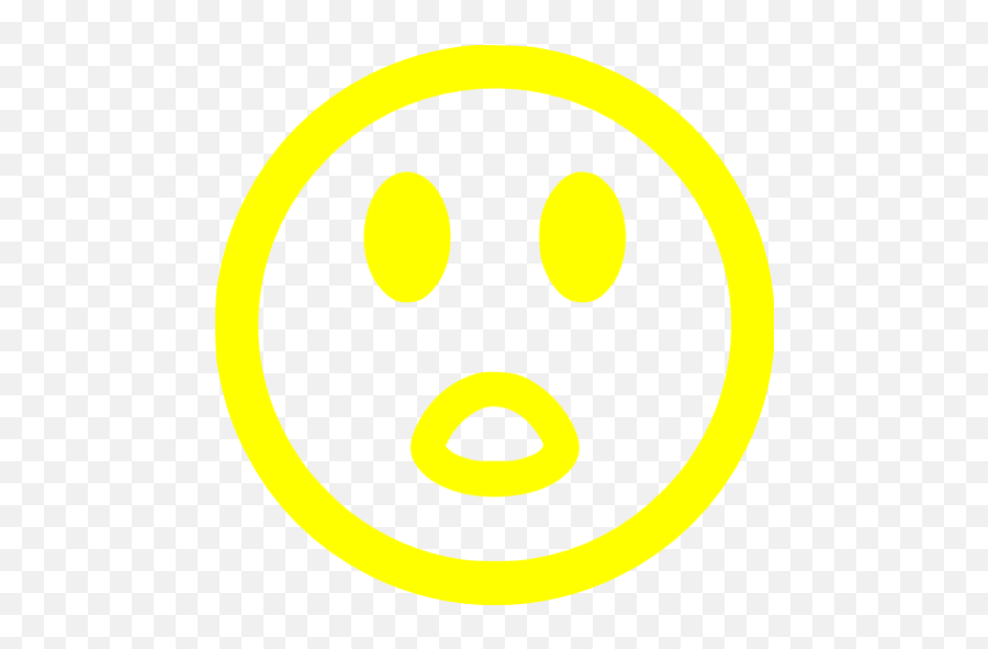 Yellow Surprised Icon - Free Yellow Emoticon Icons Emoji,Suprise Emoticon