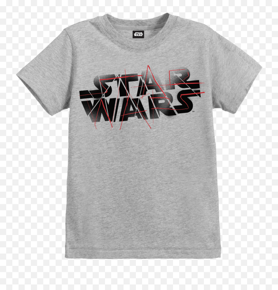 Star Wars The Last Jedi Spray Kidu0027s Grey T - Shirt Short Sleeve Emoji,Disney Emoji Shirt
