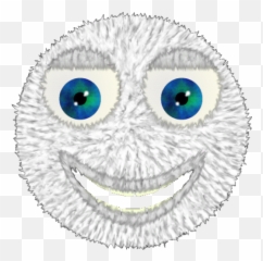 Talking Hairy Ball - Happy Emoji,Retard Emoticon