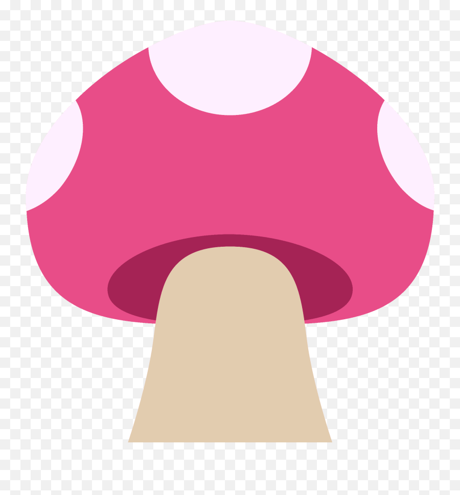Mushroom Emoji Clipart - Pink Mushroom Png Hd,Mushroom Emoji