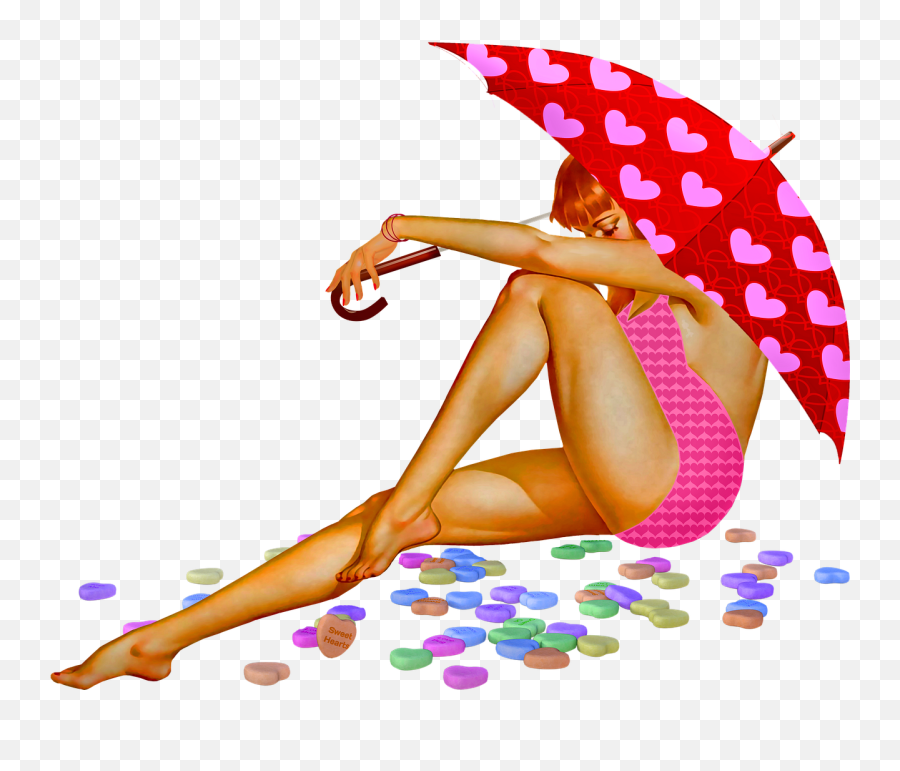 Valentine Dayu0027s Pin Up Girl - Free Image On Pixabay For Women Emoji,Valentine Emotions