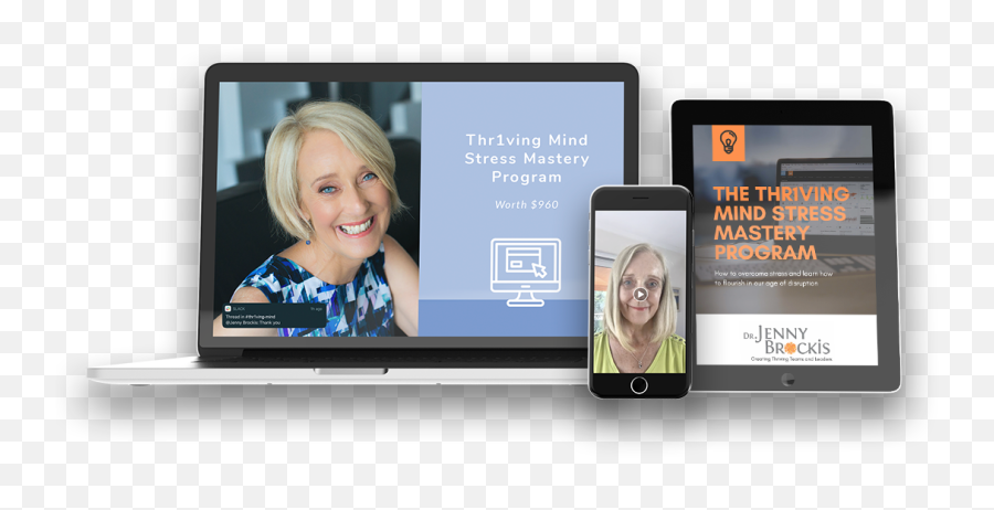 Thriving Mind Stress Mastery Program Dr Jenny Brockis - Web Page Emoji,Managing Emotions And Thriving Under Pressure