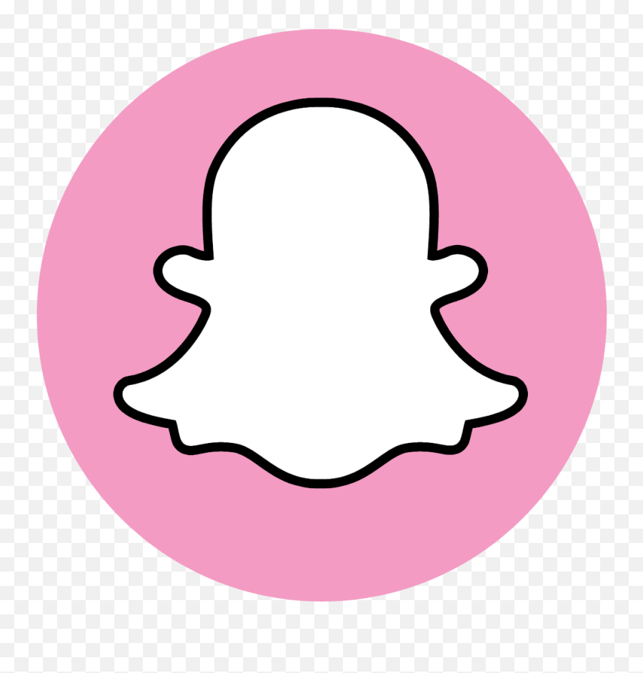 Snapchat Logo Png - Transparent Pink Snapchat Logo Png Emoji,Snapchat Emoji Means
