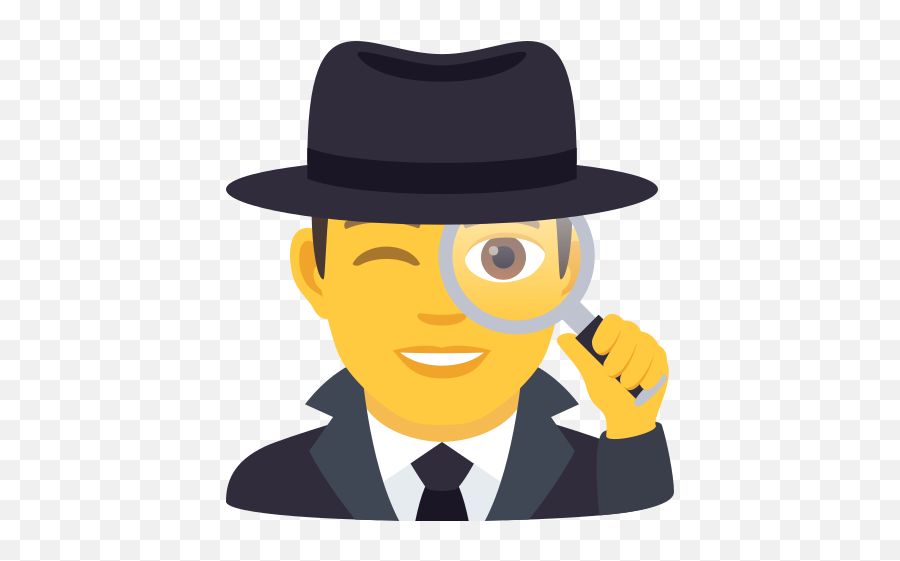 Human Detective To Copy Paste - Detective Emoji,Human Emoji