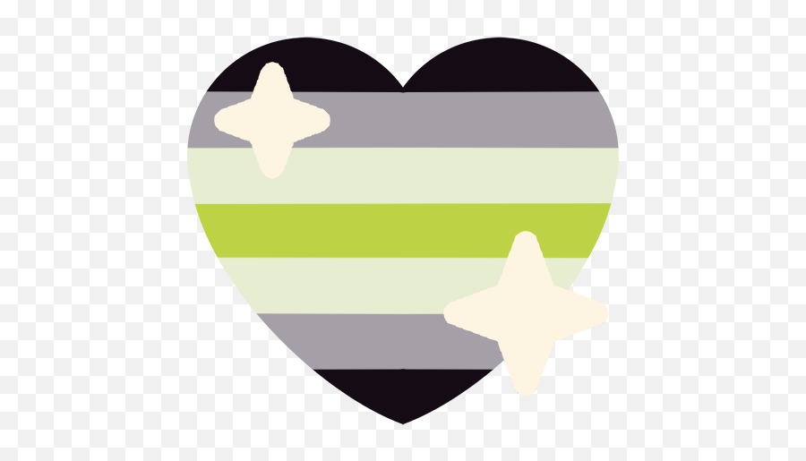 Pin - Vertical Emoji,Asexual Heart Emoji