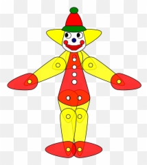 Artist - Openclipart Puppet Clown Cartoon Emoji,Leering Emoticon