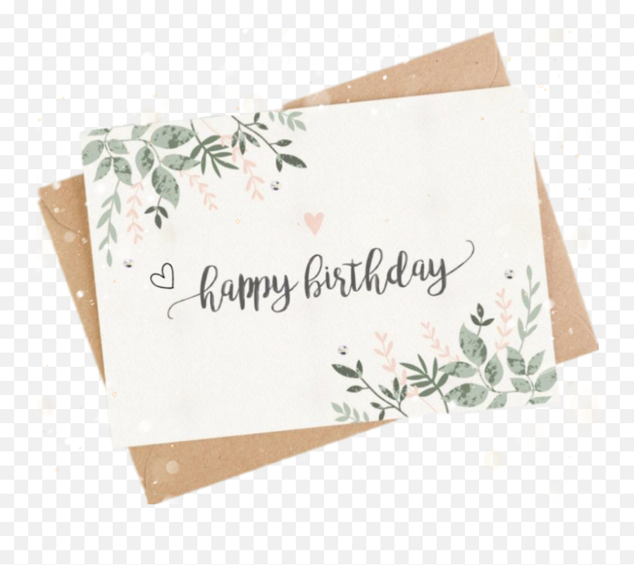 Greeting Cards Sticker Challenge - Happy Birthday Card With Calligraphy Emoji,Emoji Birthday Card Template