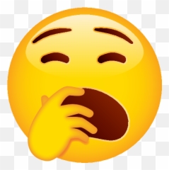 Emoji - Facebook Circle,Yawning Emoji